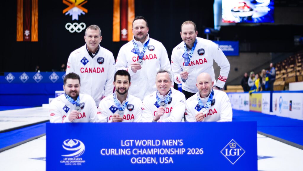 Tim Dunstone earned silver for Canada at the World Men’s Curling Championship