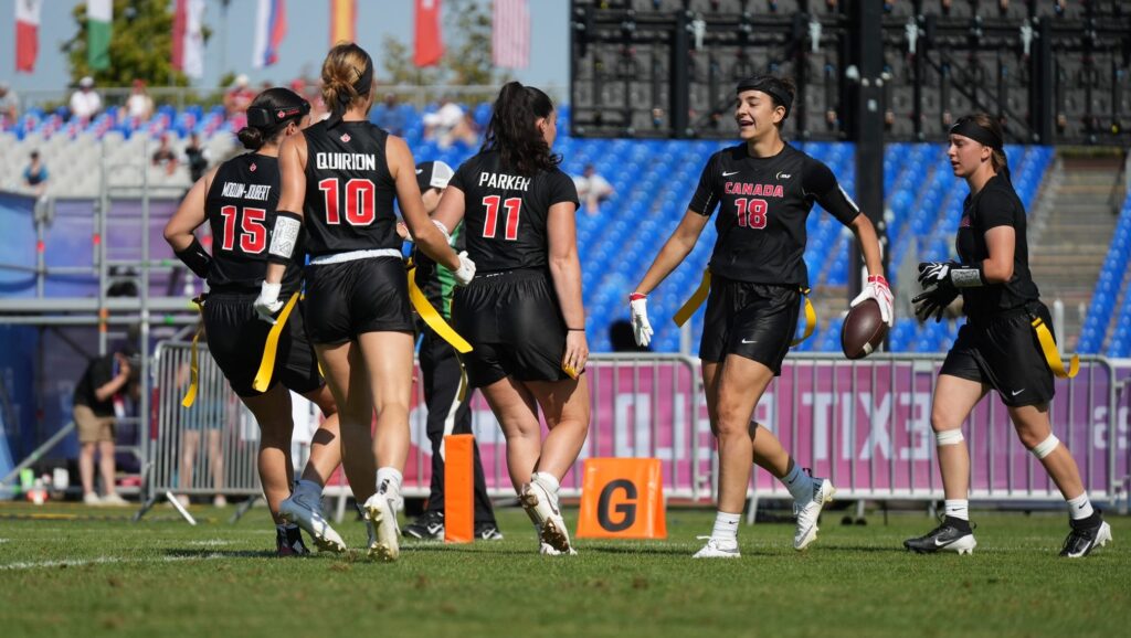 Both Canadian teams advance to quarterfinals at flag football world championships