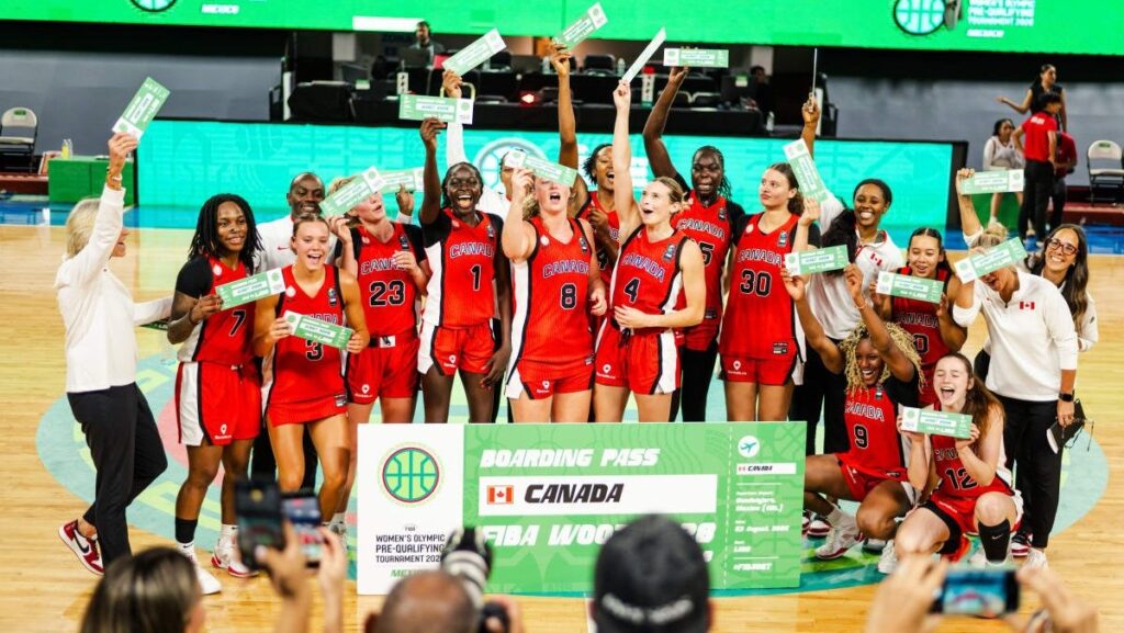 Canada punches ticket to LA 2028 Olympic Qualifying Tournaments with big win at women’s basketball pre-qualifier